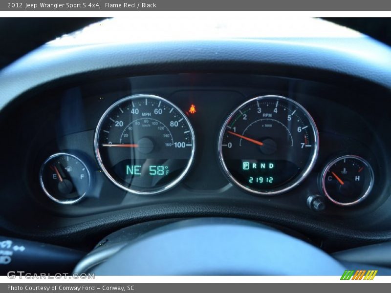  2012 Wrangler Sport S 4x4 Sport S 4x4 Gauges