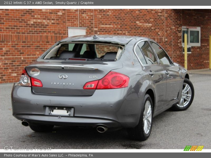 Smoky Quartz / Graphite 2012 Infiniti G 37 x AWD Sedan