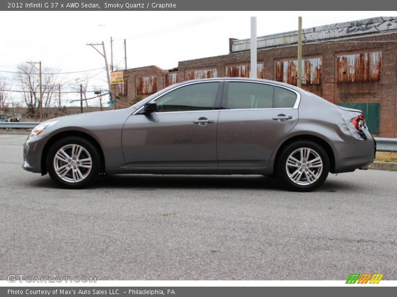 Smoky Quartz / Graphite 2012 Infiniti G 37 x AWD Sedan