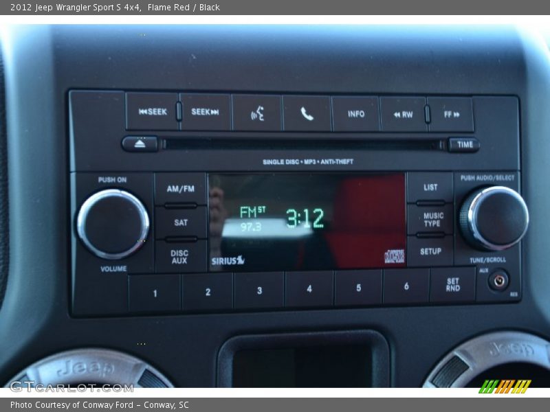 Audio System of 2012 Wrangler Sport S 4x4
