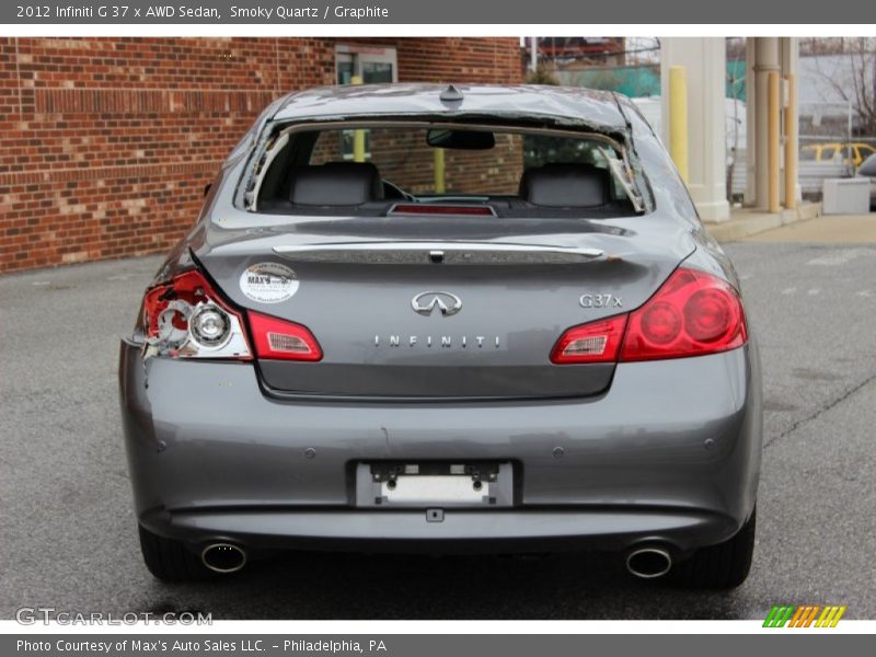 Smoky Quartz / Graphite 2012 Infiniti G 37 x AWD Sedan