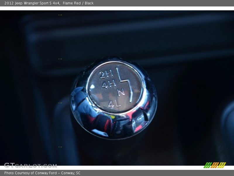 Flame Red / Black 2012 Jeep Wrangler Sport S 4x4