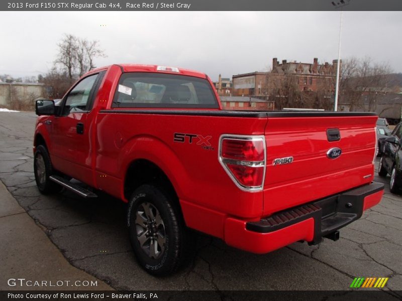 Race Red / Steel Gray 2013 Ford F150 STX Regular Cab 4x4