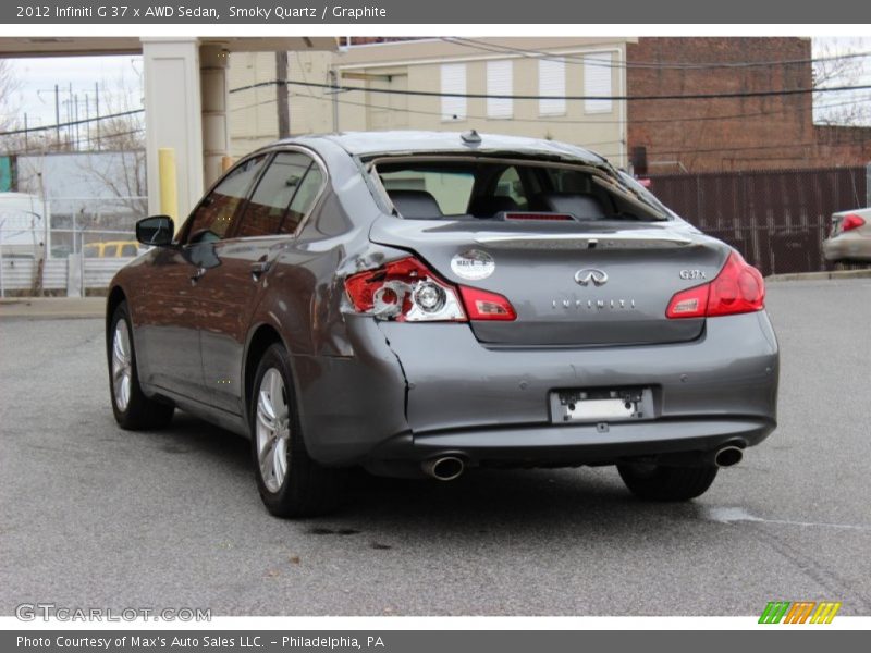 Smoky Quartz / Graphite 2012 Infiniti G 37 x AWD Sedan