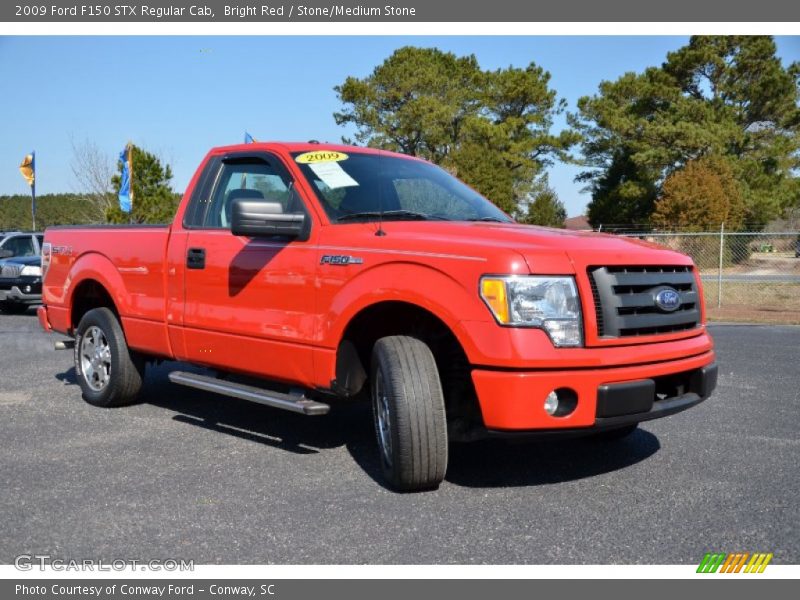 Front 3/4 View of 2009 F150 STX Regular Cab