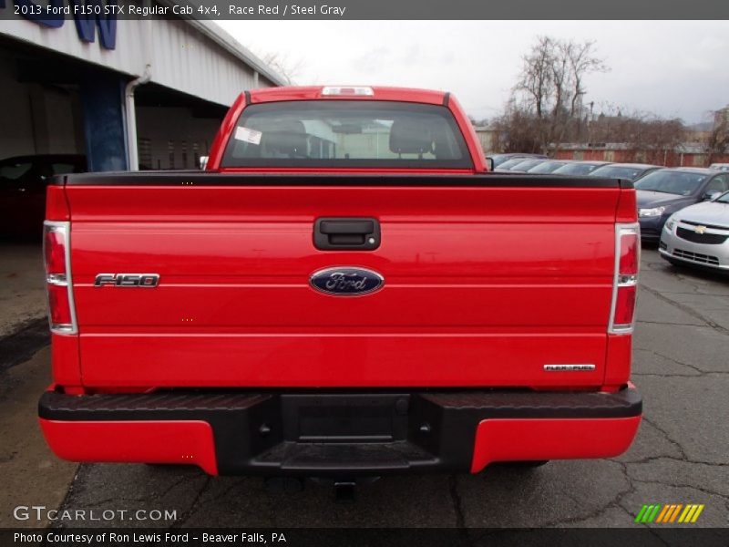 Race Red / Steel Gray 2013 Ford F150 STX Regular Cab 4x4