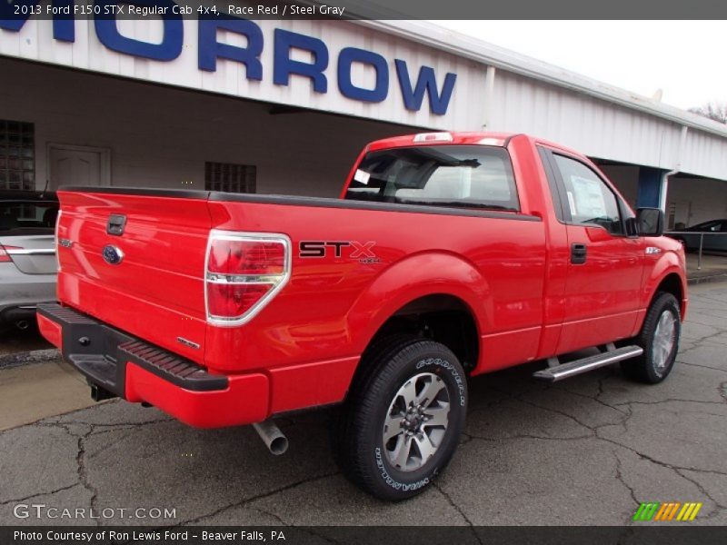 Race Red / Steel Gray 2013 Ford F150 STX Regular Cab 4x4