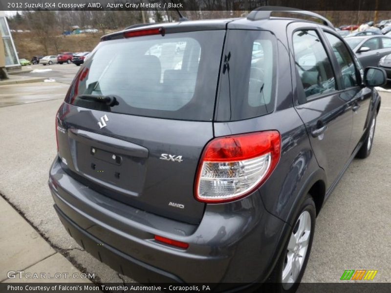 Azure Gray Metallic / Black 2012 Suzuki SX4 Crossover AWD