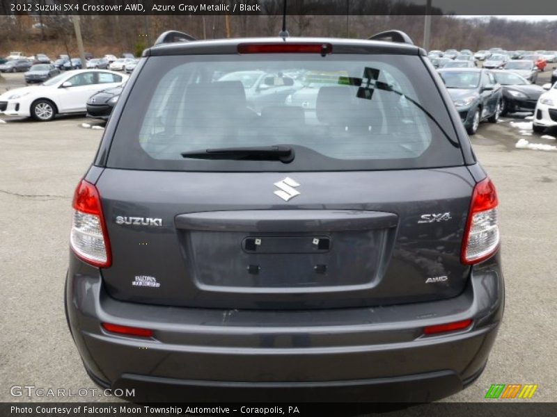 Azure Gray Metallic / Black 2012 Suzuki SX4 Crossover AWD