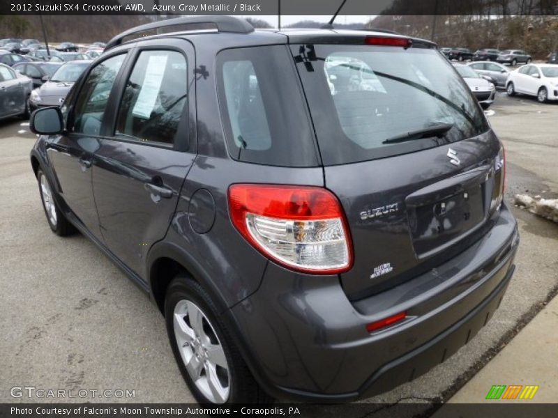 Azure Gray Metallic / Black 2012 Suzuki SX4 Crossover AWD