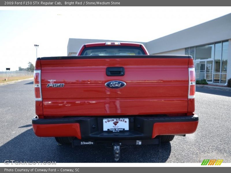 Bright Red / Stone/Medium Stone 2009 Ford F150 STX Regular Cab