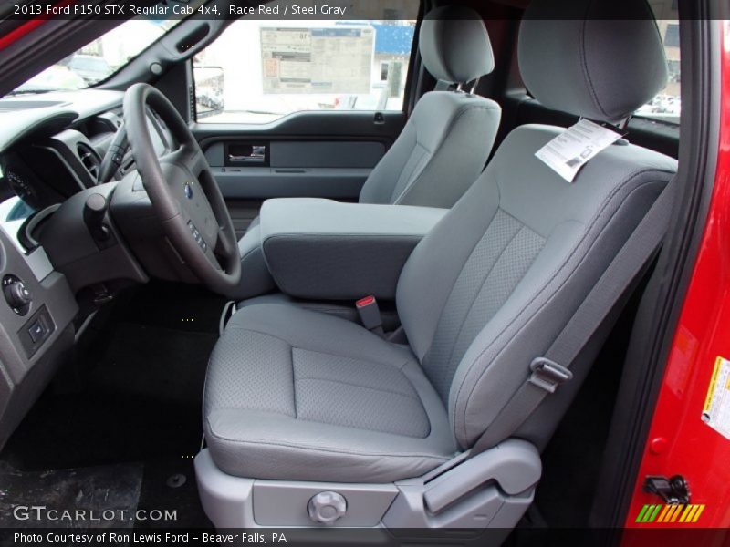 Front Seat of 2013 F150 STX Regular Cab 4x4