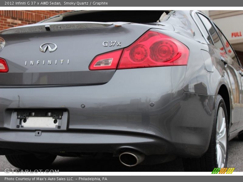Smoky Quartz / Graphite 2012 Infiniti G 37 x AWD Sedan