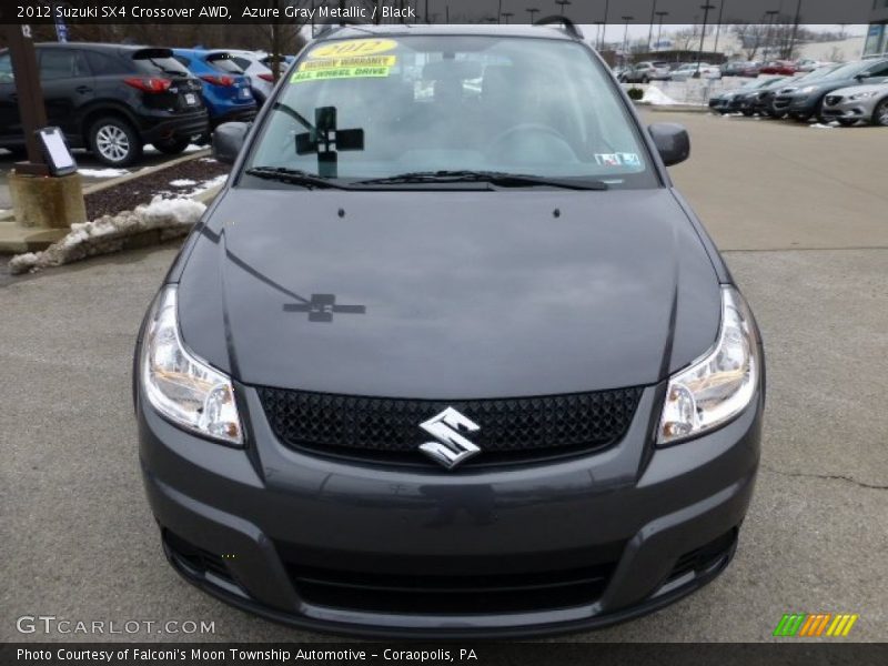 Azure Gray Metallic / Black 2012 Suzuki SX4 Crossover AWD