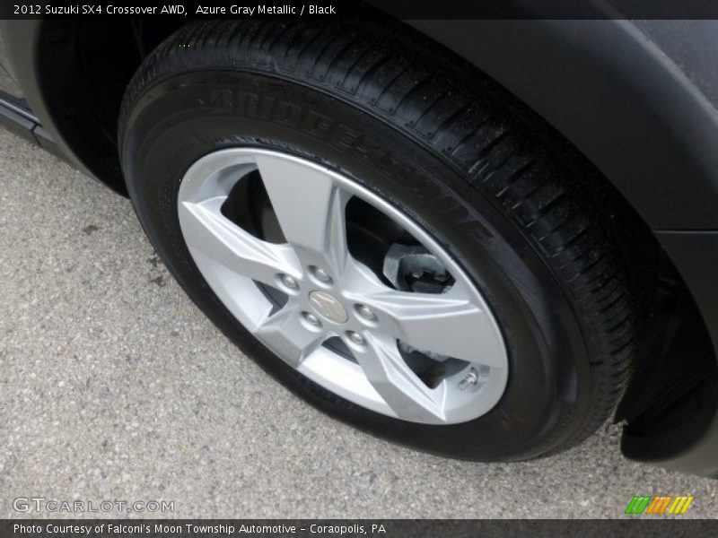 Azure Gray Metallic / Black 2012 Suzuki SX4 Crossover AWD