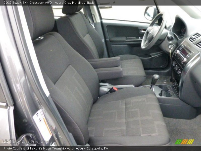 Azure Gray Metallic / Black 2012 Suzuki SX4 Crossover AWD