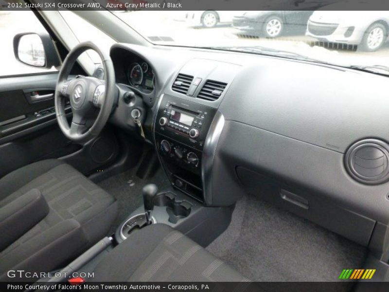 Azure Gray Metallic / Black 2012 Suzuki SX4 Crossover AWD
