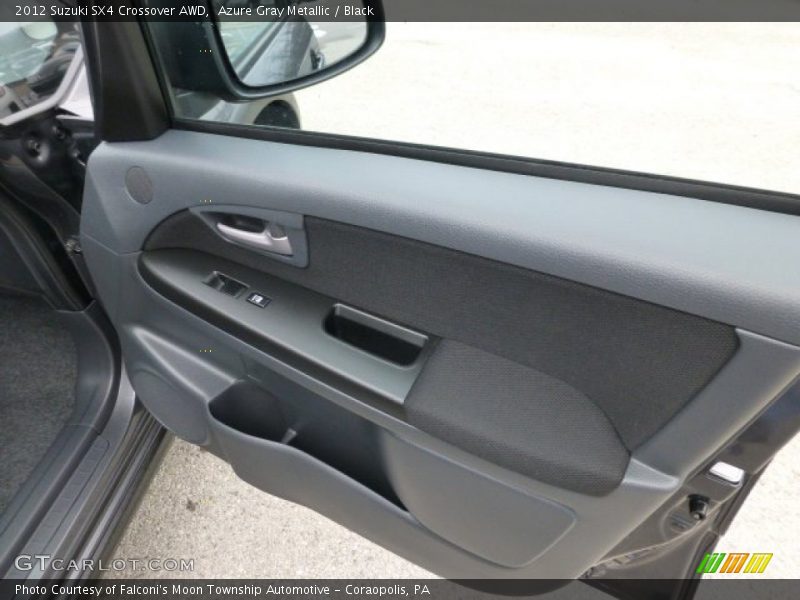 Azure Gray Metallic / Black 2012 Suzuki SX4 Crossover AWD