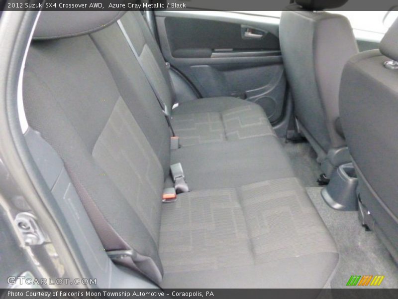Azure Gray Metallic / Black 2012 Suzuki SX4 Crossover AWD