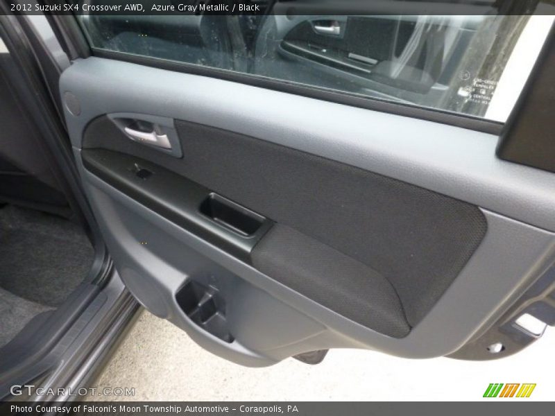 Azure Gray Metallic / Black 2012 Suzuki SX4 Crossover AWD