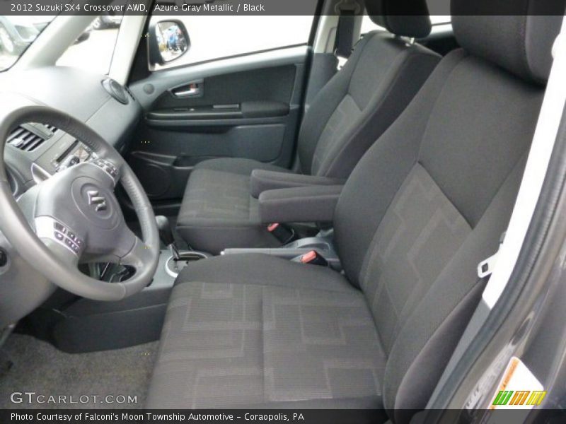Azure Gray Metallic / Black 2012 Suzuki SX4 Crossover AWD