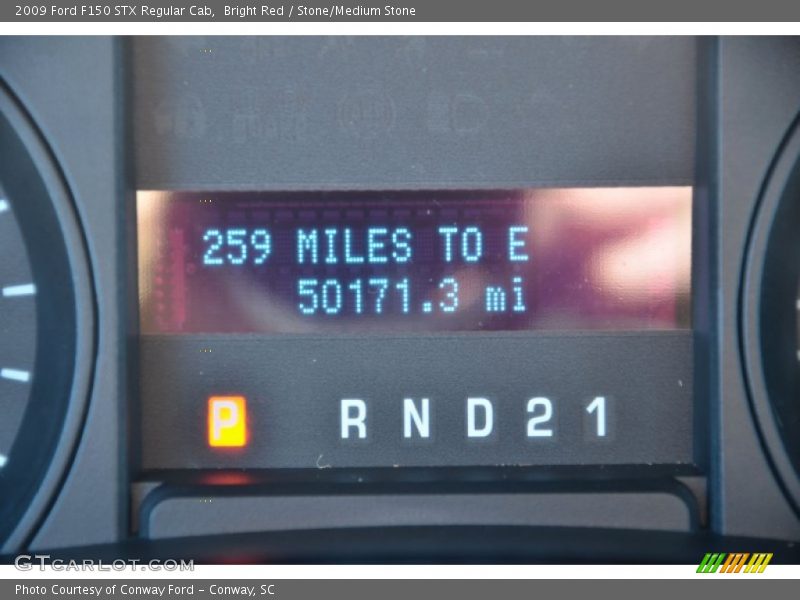 Bright Red / Stone/Medium Stone 2009 Ford F150 STX Regular Cab
