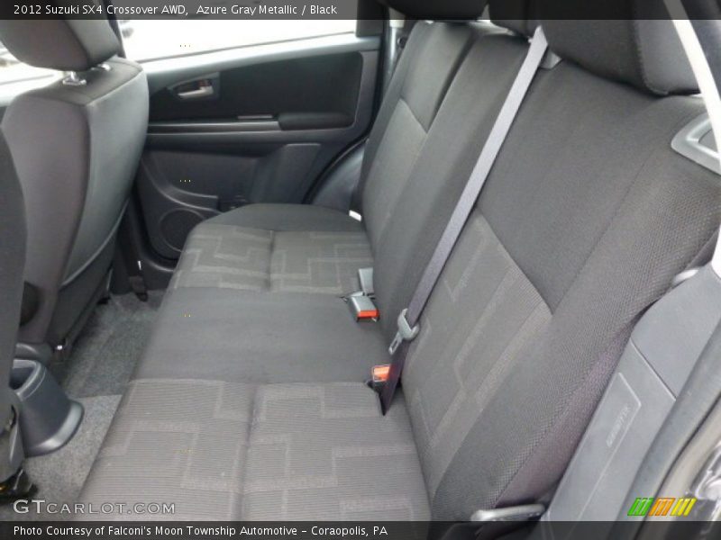 Azure Gray Metallic / Black 2012 Suzuki SX4 Crossover AWD