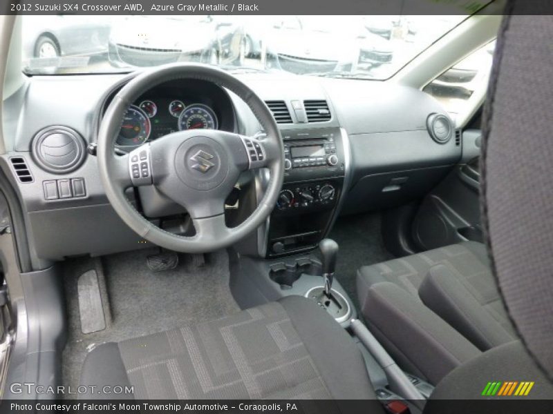 Azure Gray Metallic / Black 2012 Suzuki SX4 Crossover AWD