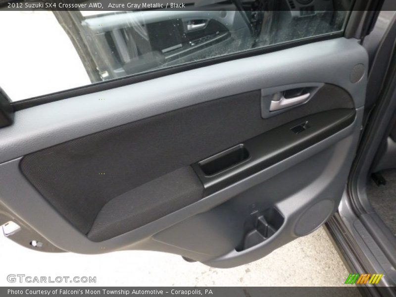 Azure Gray Metallic / Black 2012 Suzuki SX4 Crossover AWD