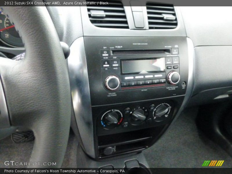 Azure Gray Metallic / Black 2012 Suzuki SX4 Crossover AWD