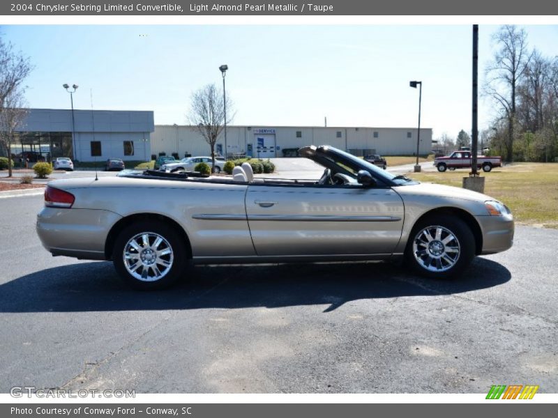 Light Almond Pearl Metallic / Taupe 2004 Chrysler Sebring Limited Convertible