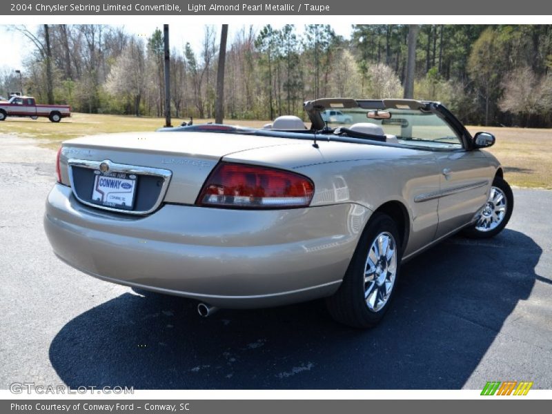 Light Almond Pearl Metallic / Taupe 2004 Chrysler Sebring Limited Convertible