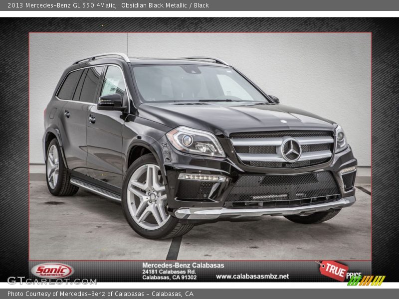 Obsidian Black Metallic / Black 2013 Mercedes-Benz GL 550 4Matic