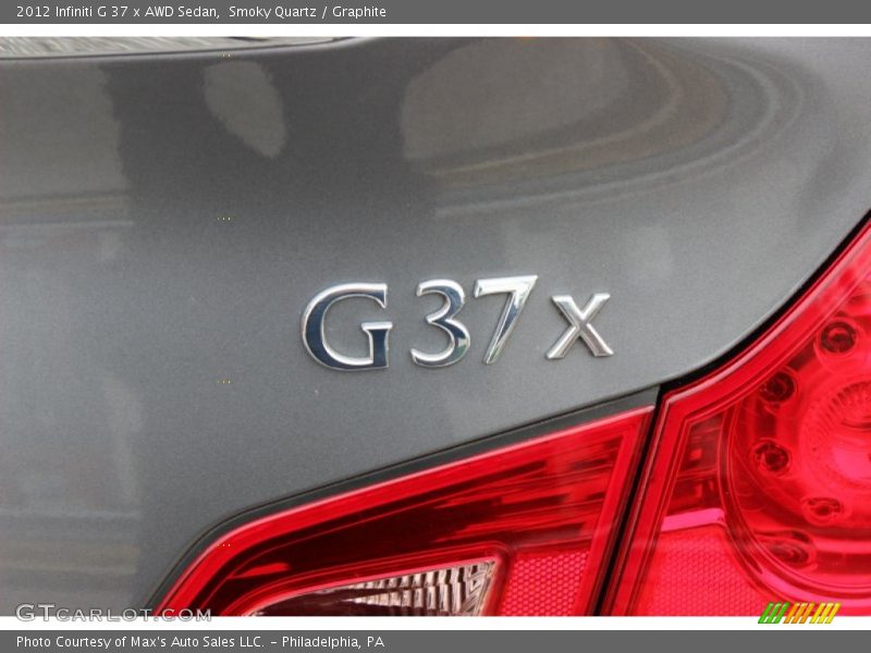 Smoky Quartz / Graphite 2012 Infiniti G 37 x AWD Sedan