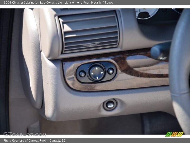Light Almond Pearl Metallic / Taupe 2004 Chrysler Sebring Limited Convertible