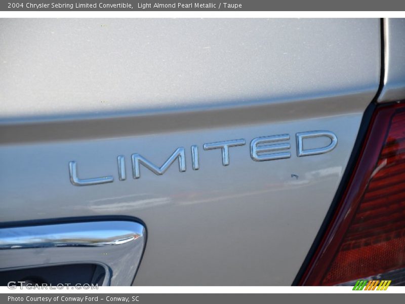 Light Almond Pearl Metallic / Taupe 2004 Chrysler Sebring Limited Convertible