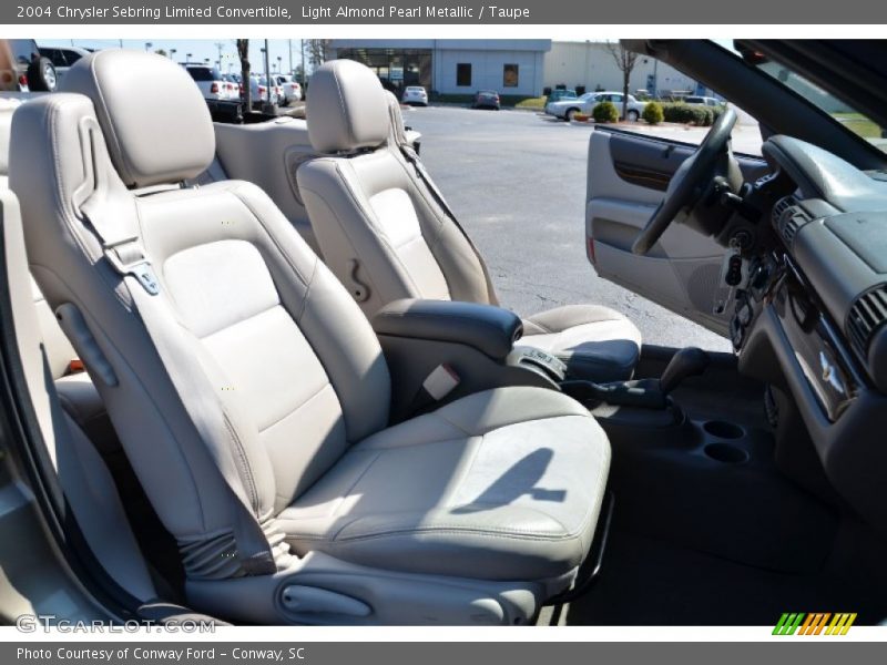 Light Almond Pearl Metallic / Taupe 2004 Chrysler Sebring Limited Convertible