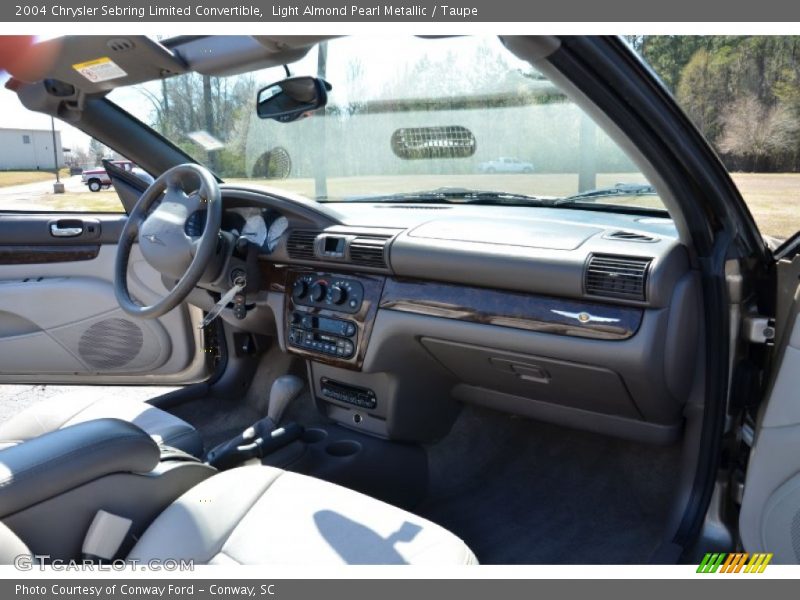Light Almond Pearl Metallic / Taupe 2004 Chrysler Sebring Limited Convertible