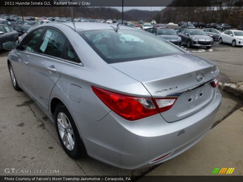 Radiant Silver / Gray 2011 Hyundai Sonata GLS