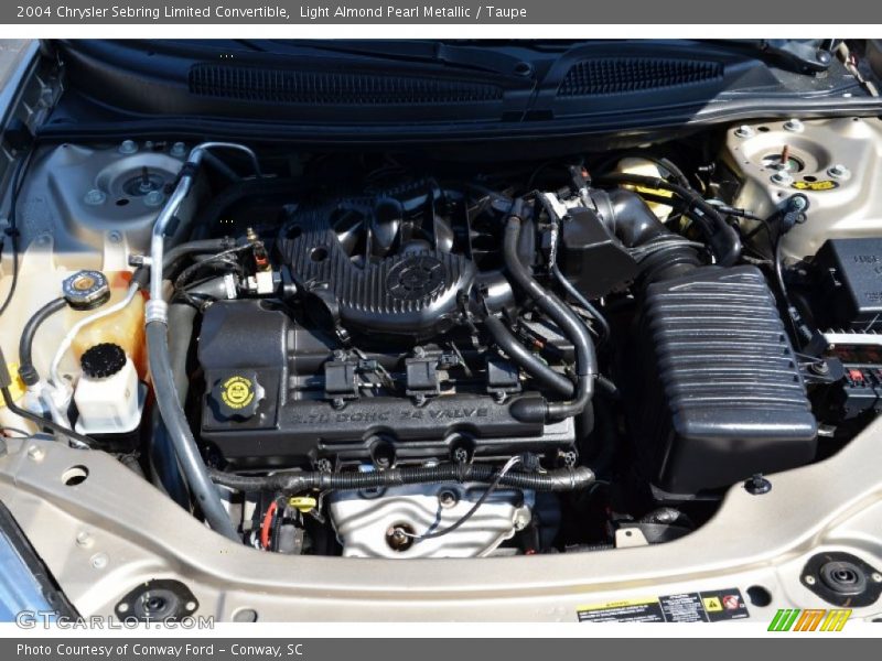 Light Almond Pearl Metallic / Taupe 2004 Chrysler Sebring Limited Convertible