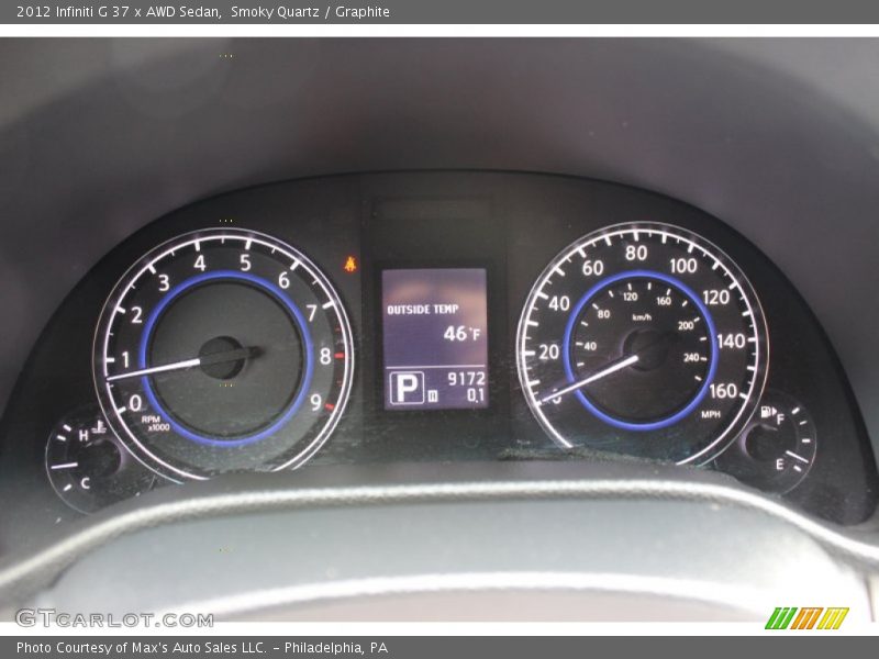 Smoky Quartz / Graphite 2012 Infiniti G 37 x AWD Sedan