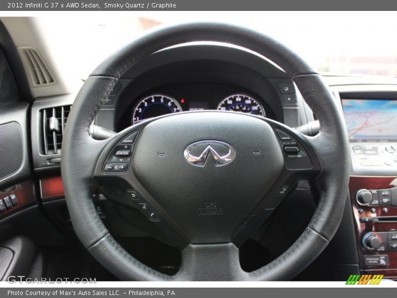 Smoky Quartz / Graphite 2012 Infiniti G 37 x AWD Sedan