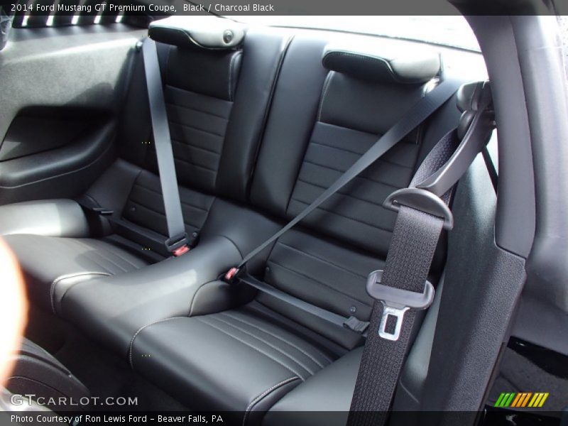 Rear Seat of 2014 Mustang GT Premium Coupe