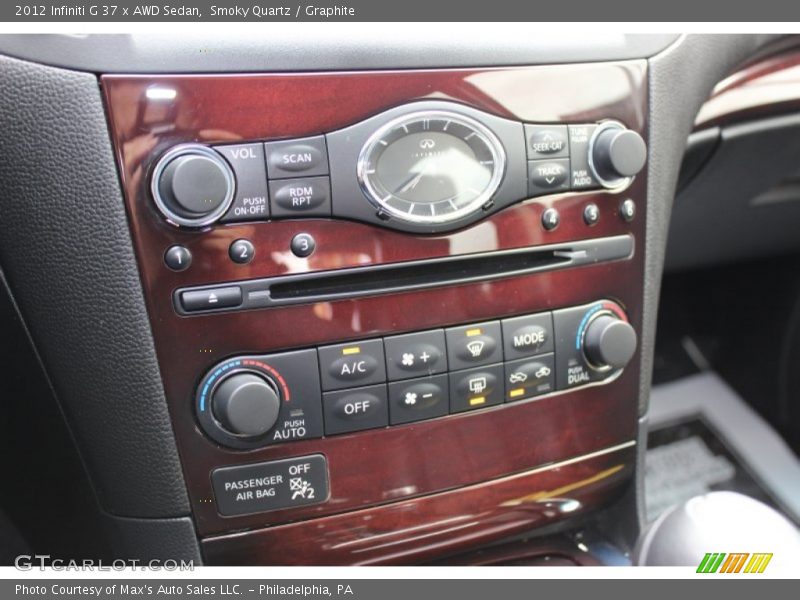 Smoky Quartz / Graphite 2012 Infiniti G 37 x AWD Sedan