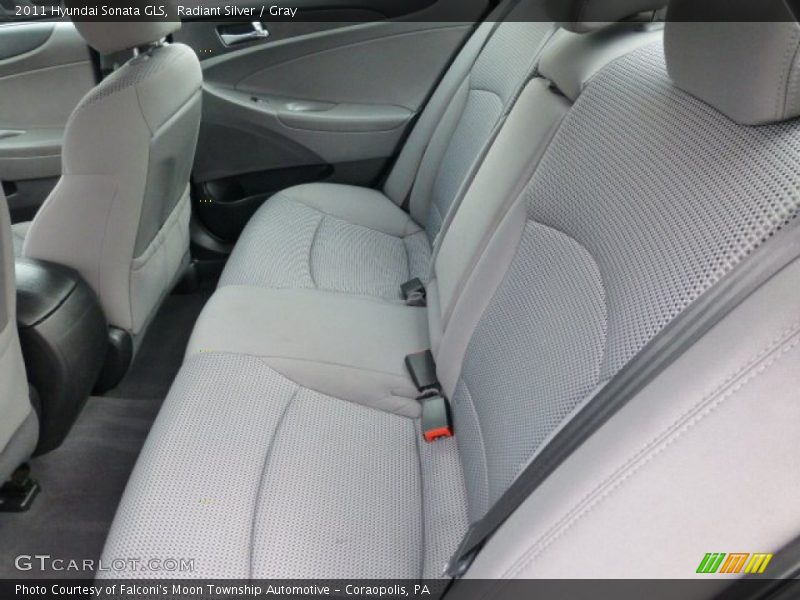 Rear Seat of 2011 Sonata GLS