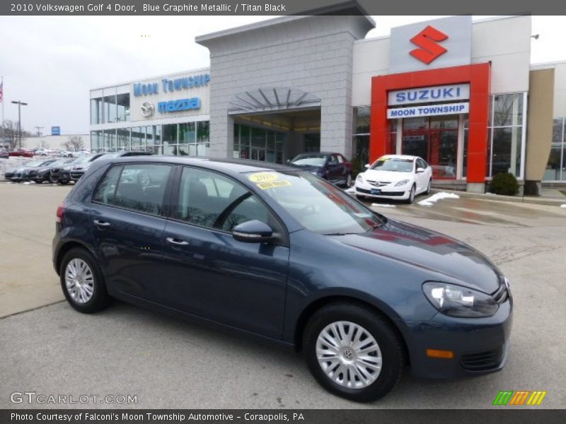 Blue Graphite Metallic / Titan Black 2010 Volkswagen Golf 4 Door