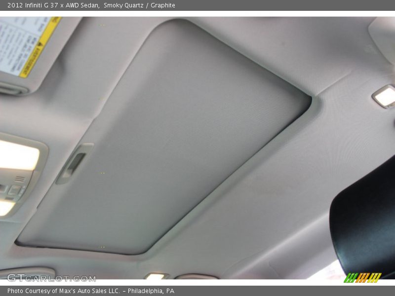 Smoky Quartz / Graphite 2012 Infiniti G 37 x AWD Sedan