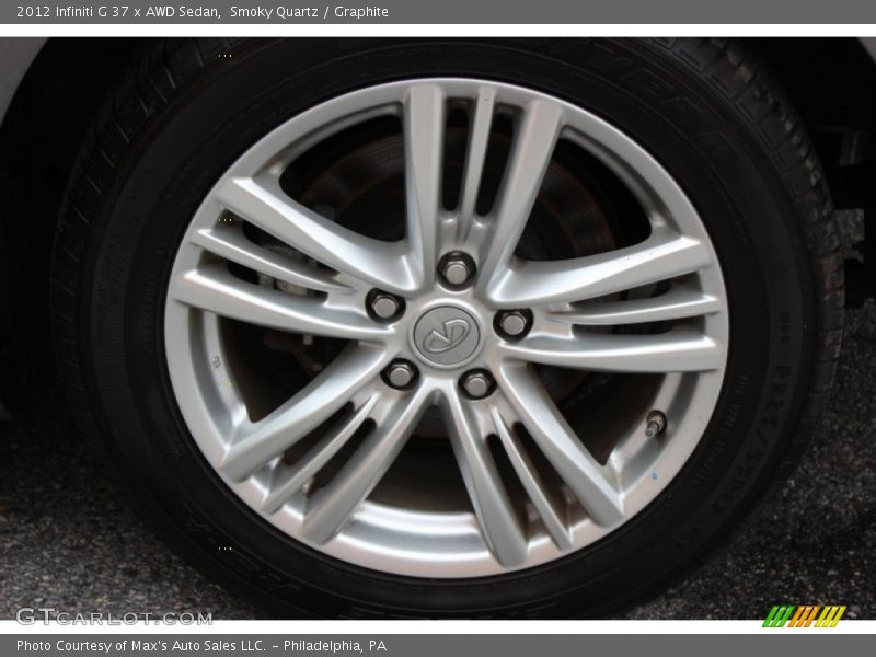 Smoky Quartz / Graphite 2012 Infiniti G 37 x AWD Sedan