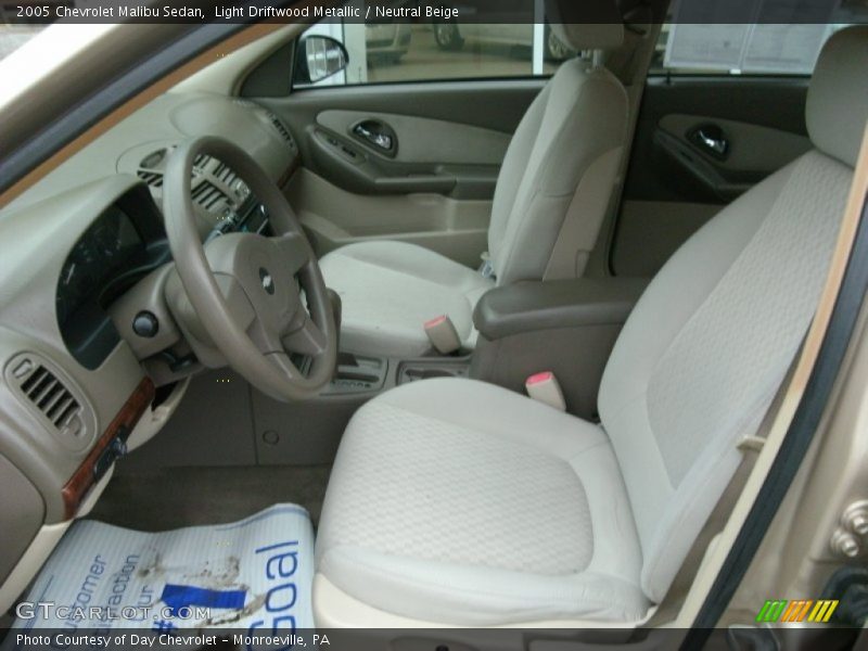 Light Driftwood Metallic / Neutral Beige 2005 Chevrolet Malibu Sedan