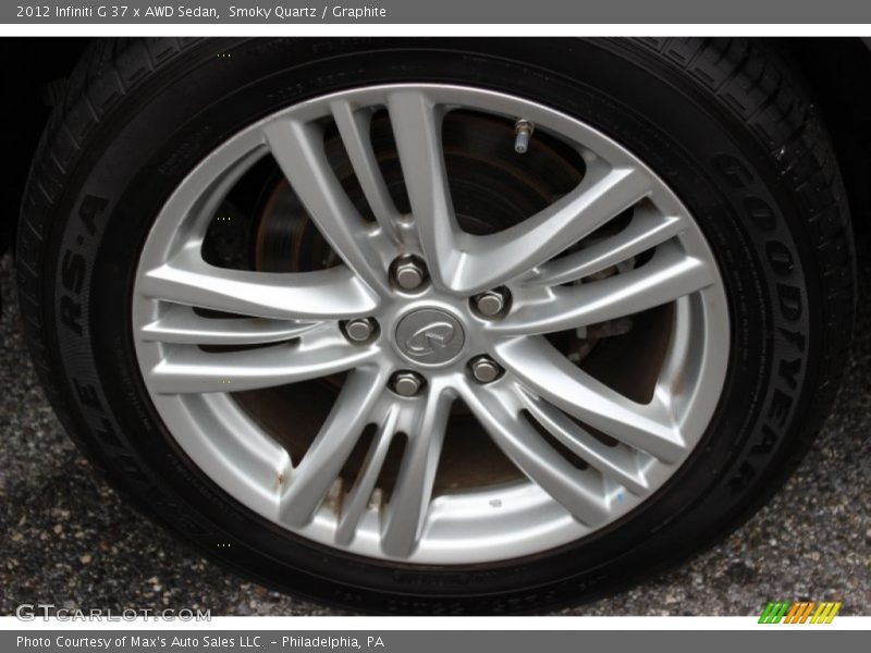 Smoky Quartz / Graphite 2012 Infiniti G 37 x AWD Sedan